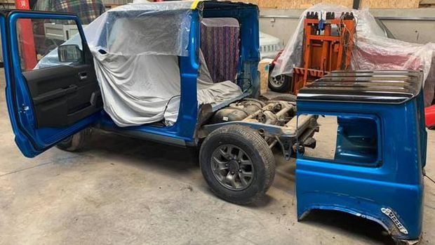 Modifikasi Suzuki Jimny Jadi Mobil Pikap Siap Bawa Hasil Bumi Modifikasi Suzuki Jimny Jadi Mobil Pikap Siap Bawa Hasil Bumi