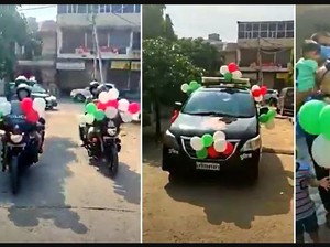 Di Tengah Lockdown, Polisi Ini Malah Bikin Konvoi Rayakan Ultah Bayi 1 Tahun