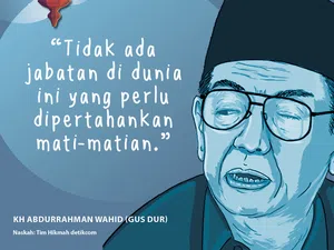Gus Dur: Tidak ada jabatan  yang perlu dipertahankan mati-matian