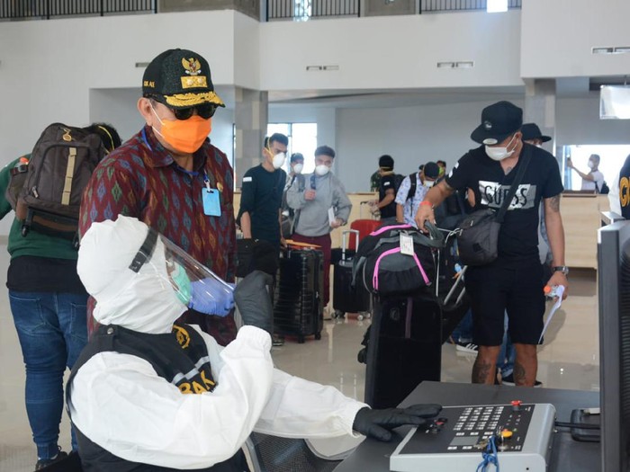 159 pekerja migran Indonesia tiba di Pelabuhan Benoa, Bali. (Foto: Istimewa)