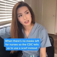 Perawat berusia 23 tahun yang berasal dari San Francisco, California itu lulus dari sekolah keperawatan UCLA pada 2018. Dia saat ini bertugas di garis depan dalam perang melawan COVID-19. Foto: Instagram @mikirai