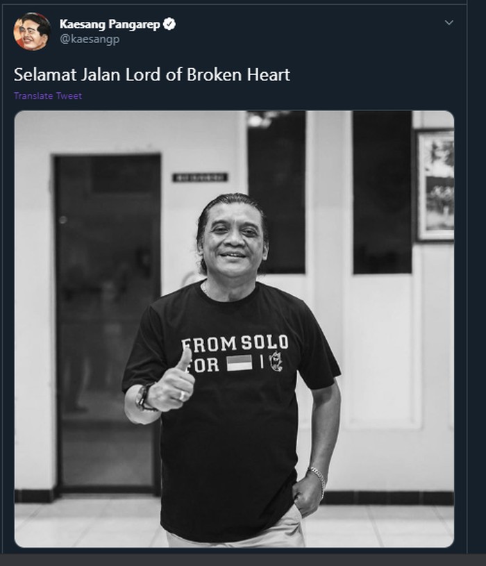 Kaesang Pangarep ucapkan selama jalan untuk Didi Kempot