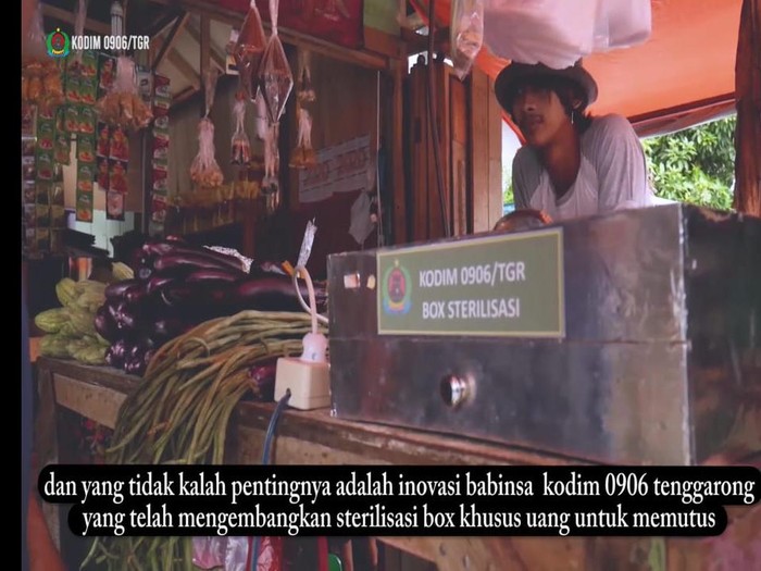 Anggota Kodim Tenggarong ciptakan box sterilisasi uang