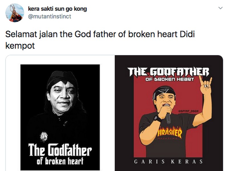 Meme Didi Kempot Meninggal