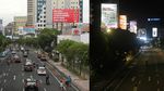 Suasana Jalanan Kota Surabaya Saat PSBB