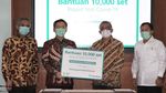 Donasi 10 Ribu Unit Rapid Test ke Kemenkes