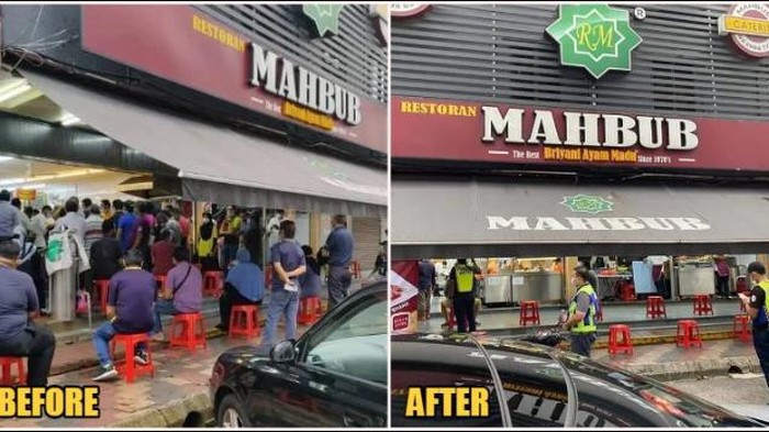 Restoran ramai pelanggan saat pandemi Corona