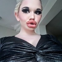 Andrea Ivanova sempat jadi viral karena ukuran bibirnya yang tidak wajar. Wanita asal Bulgaria itu punya bibir super besar dan bervolume. Ia pun terobsesi ingin punya bibir terbesar di dunia. Foto: dok. Instagram