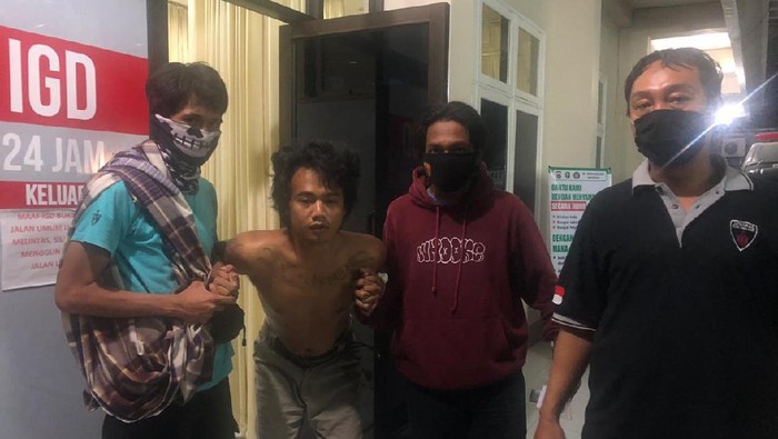Buronan jambret di Lombok Barat ditembak petugas karena berusaha kabur saat ditangkap (dok. Istimewa)