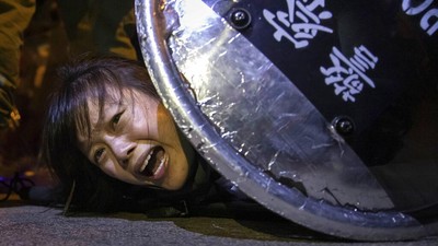 Foto Mahasiswa Demo di Hong Kong Raih Penghargaan Pulitzer