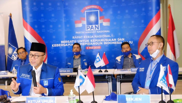 Zulhas di Rakernas I 2020 PAN