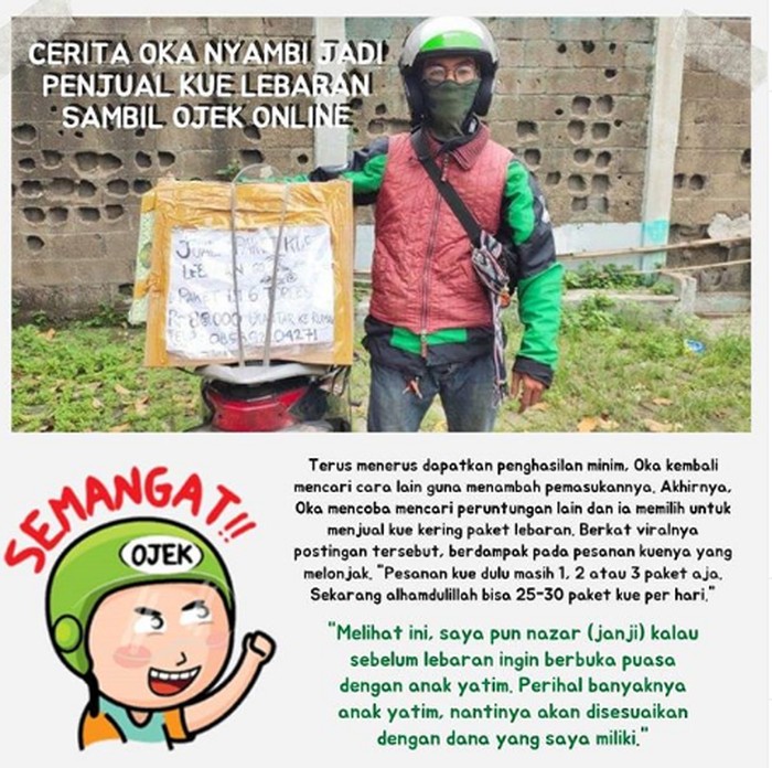 driver ojol jualan makanan