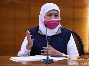 Nenek di Jatim Sembuh Corona, Khofifah: Disiplin Adalah Vaksin Manjur