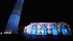 Terpukau Indahnya Ilusi Cahaya Masjid Aminah di UEA