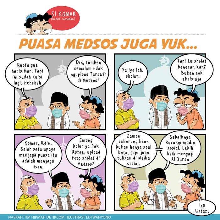 Komik Ramadhan, Puasa Medsos