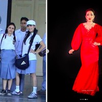 Soimah yang dikenal sebagai juri kontes dangdut juga mengunggah foto penampilannya saat SMA. Rupanya sejak SMA, Soimah memang sudah nyentrik ya. Wajahnya dari dulu hingga kini juga tidak terlalu berbeda. Foto: Instagram