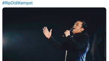 Netizen kaget penyanyi Didi Kempot meninggal dunia. Semoga almarhum beristirahat dengan tenang (Twitter)