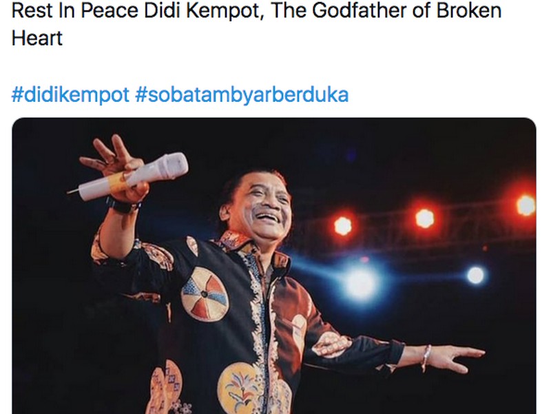 Meme Didi Kempot Meninggal