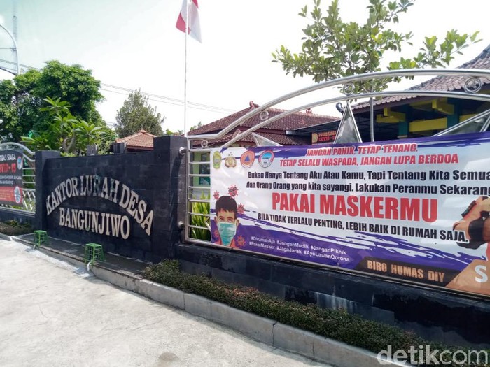 Balai Desa Bangunjiwo, Bantul, Rabu (6/5/2020).