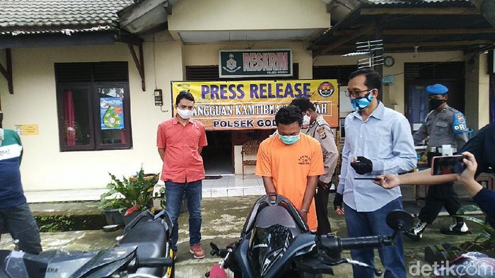 Iswahyudi alias Kuntet diamankan jajaran Unit Reskrim Polsek Godean