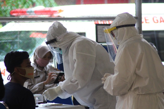 Rapid test di Aceh (dok. Polresta Banda Aceh)