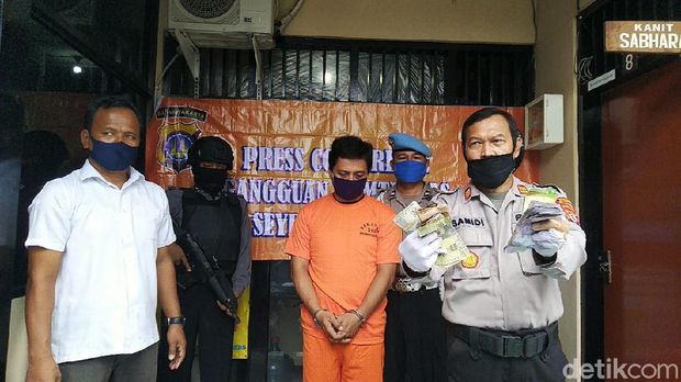 Seorang napi asimilasi diamankan Polsek Seyegan, Sleman, Rabu (6/5/2020).