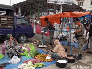 Jelang Idul Fitri, Pasar Induk Polman Ramai Disesaki Warga!