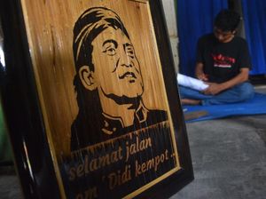 Ukiran Bambu untuk Mengenang Didi Kempot