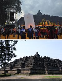 Perayaan Waisak Di Candi Borobudur Sebelum Dan Sesudah Corona - Foto 3