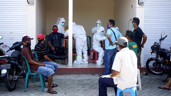 pedagang pasar simo dirapid test
