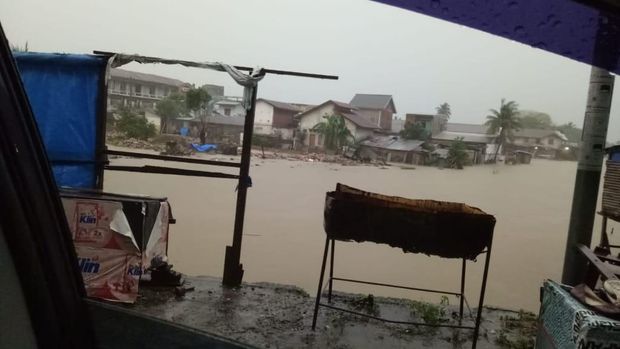 Banjir di Banda Aceh.