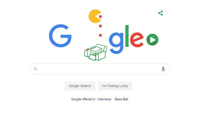 Game Google Doodle populer Pac Man