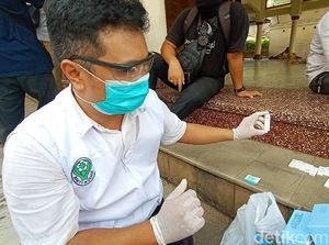 100 Orang Ikut Rapid Test di Pasar Kliwon Kudus, 8 Terindikasi Corona
