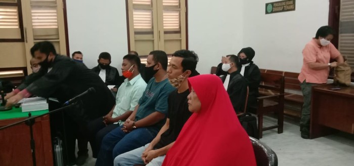 Sidang lanjutan kasus pembunuhan hakim Jamaluddin (Ahmad Arfah-detikcom)