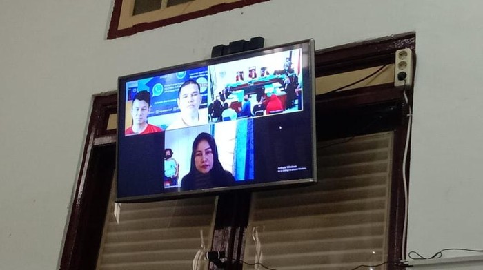 Sidang lanjutan kasus pembunuhan hakim Jamaluddin (Ahmad Arfah-detikcom)