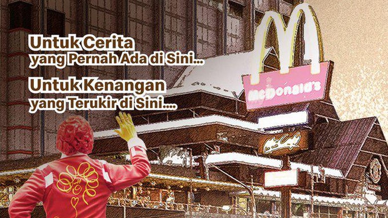 McDonalds Sarinah Logo perpisahan McDonalds Sarinah.