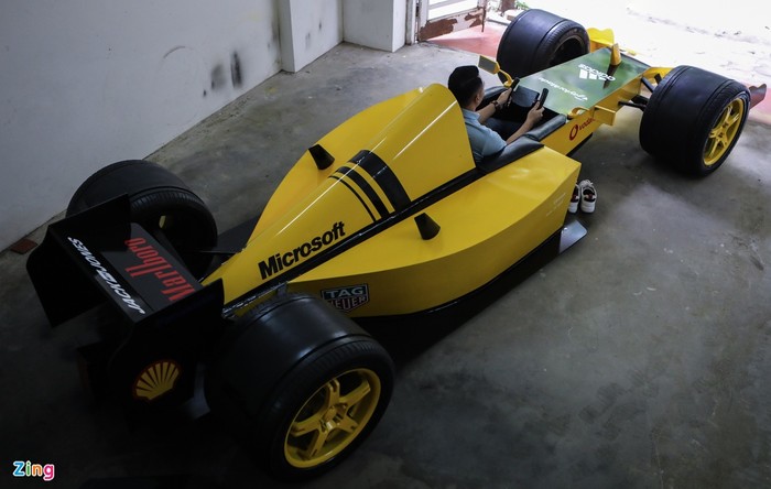 Bosan di Rumah Saja, Pria Ini Bikin Replika Mobil Formula 1