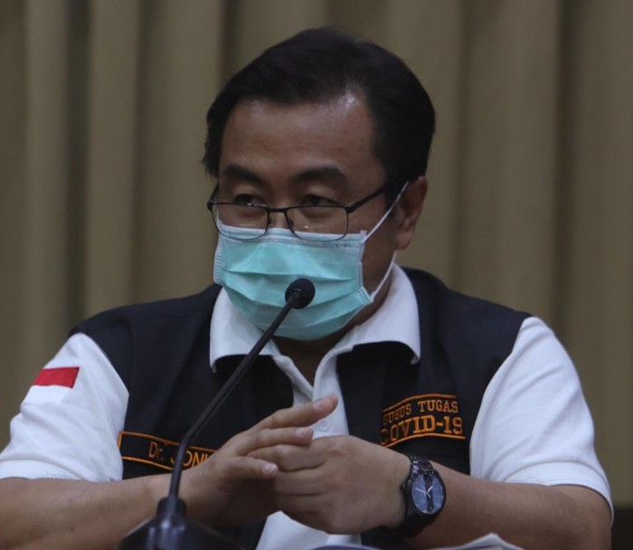 Ketua Rumpun Penanganan COVID-19 di Jatim dr Joni Wahyuadi