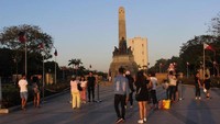 Ini Rizal Park Manila. Filipina belum menyambut turis (Foto: Brigida Emi Lilia/dTraveler)