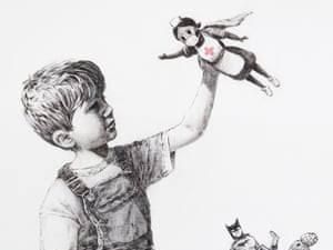 Lukisan Banksy untuk Tenaga Medis Inggris Akan Dilelang Rp 20 Miliar