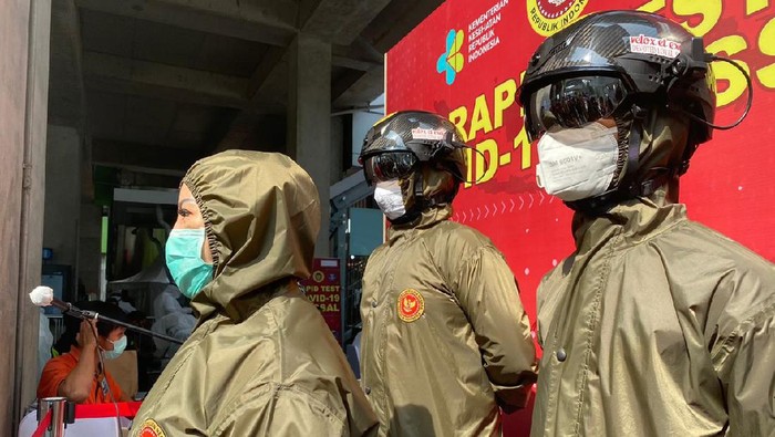 Helm khusus di rapidt test oleh BIN (Dok. Istimewa)
