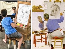 Kreatif! Orang-Orang Ini Tiru Lukisan Terkenal