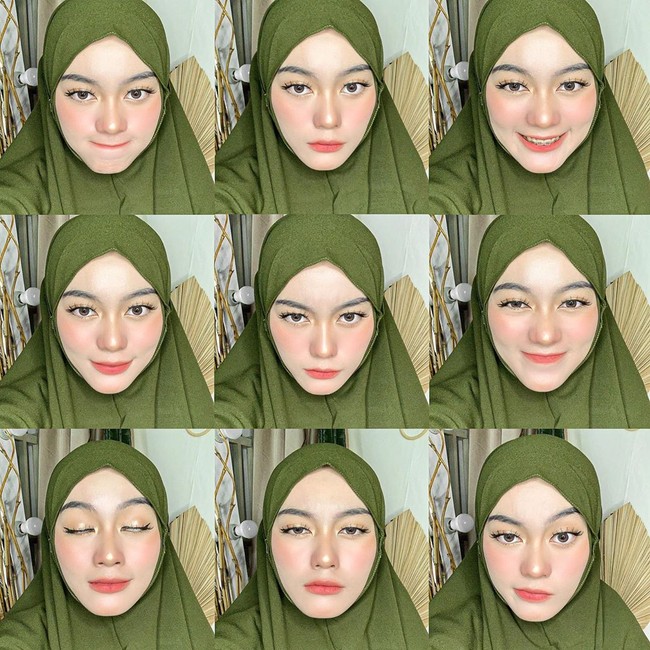 Salah satu cara mengusir kebosanan #dirumahaja, biasanya selebgram kerap mengunggah foto selfienya, seperti Irlitalmaida atau yang akrab disapa Alma. Ia mengunggah foto selfie dengan menggunakan bergo instan warna hijau army. jangan liat yang kiri-bawah  udah liat?? itu adalah ekspresi kamu karena kelamaan dirumah, tulis @irlitalmaida. Foto: instagram @nitanurul