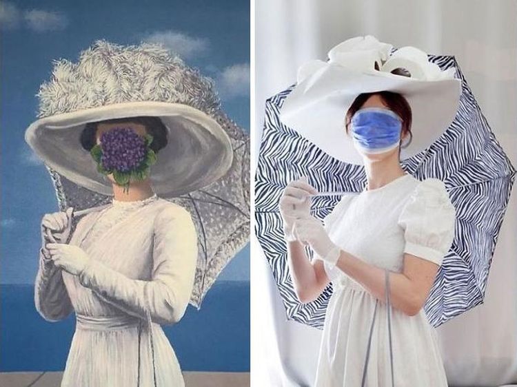 Kreatif! Orang-Orang Ini Tiru Lukisan Terkenal