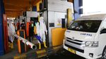 Disinfeksi Corona di Gerbang Tol Cengkareng