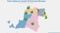 Di provinsi Banten, kasus COVID-19 ada di hampir kota dan kabupaten wilayah ini. Dalam data yang diunggah di https://infocorona.bantenprov.go.id/ hingga Jumat (8/5/2020), tidak ada kasus COVID-19 yang terkonfirmasi di Kabupaten Lebak.   Di wilayah Kabupaten Lebak ada 513 ODP dan 18 PDP. Meski begitu, melakukan pemeriksaan ketat pada warga atau siapa pun yang keluar atau masuk Banten. Pemerintah setempat memperpanjang PSBB di wilayah Kota Tangerang Selatan mulai 2 Mei 2020, untuk mempercepat penanganan COVID-19. Salah satu penerapan PSBB adalah penangguhan kegiatan ibadah, sekolah, dan bisnis.