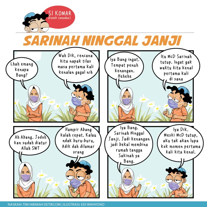 Komik Ramadhan, Sarinah McD Tutup Komik Ramadhan, Sarinah McD Tutup