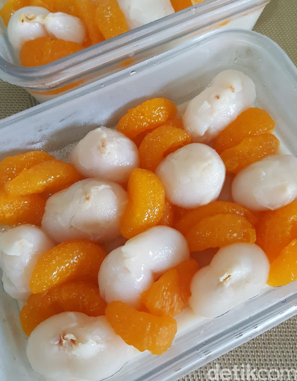 Resep Puding Jelly Soya Leci yang manis Segar