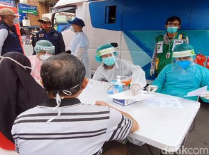 PSBB Kota Sukabumi, 100 Pedagang dan Warga Jalani Rapid Test