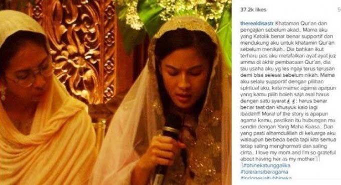 Perjalanan sipiritual Dian Sastro 